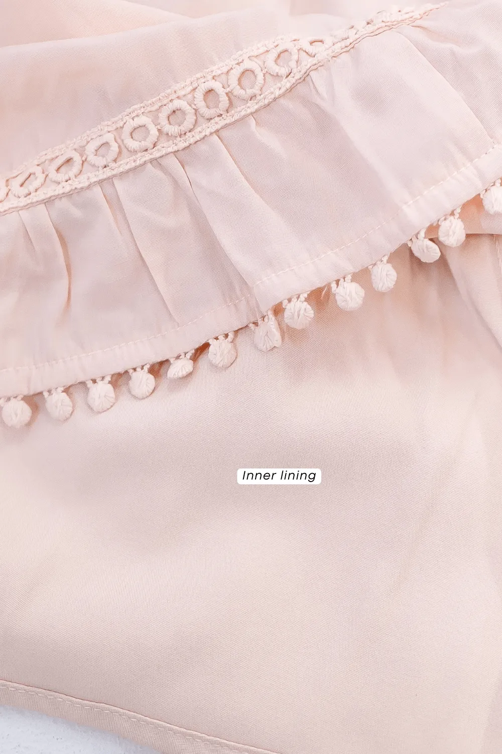 LINDSAY BANDED MAXI SKIRT IN PINK BEIGE