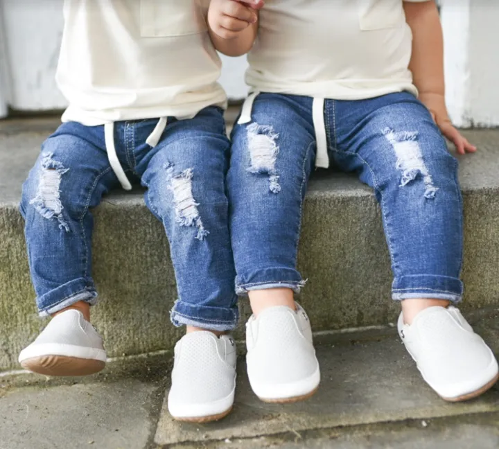 Little Bipsy Distressed Denim