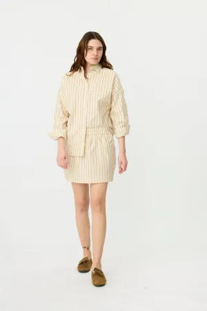 LMND | Billie Mini Skirt - Birch Stripe