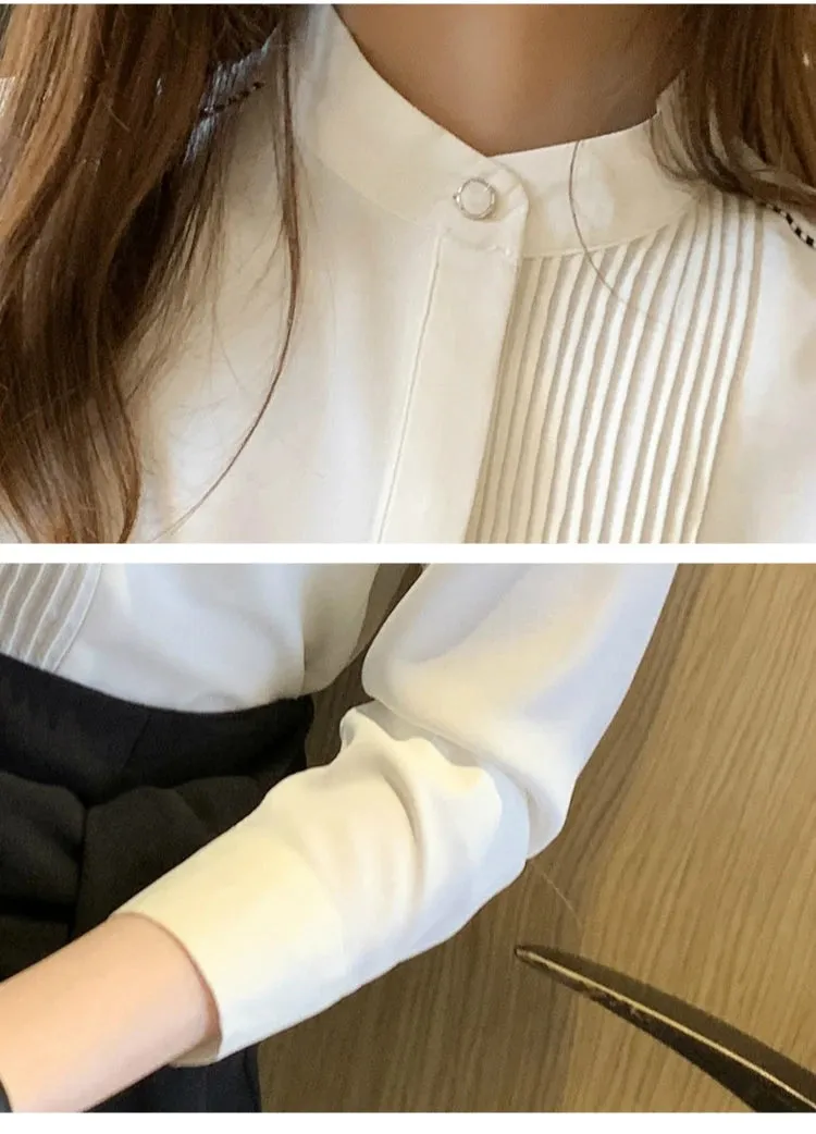 Long Sleeve Office Blouse