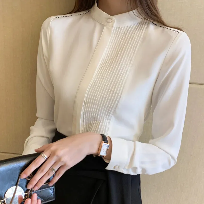 Long Sleeve Office Blouse