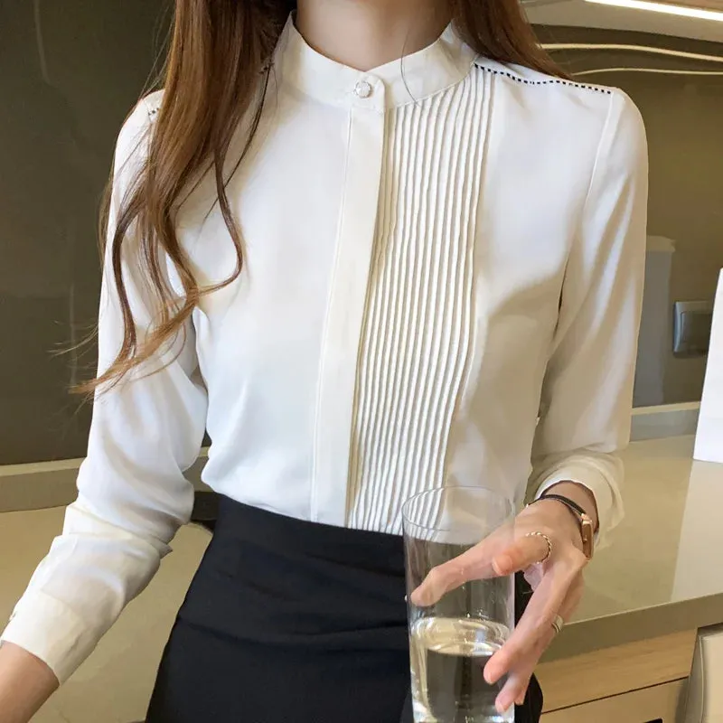 Long Sleeve Office Blouse