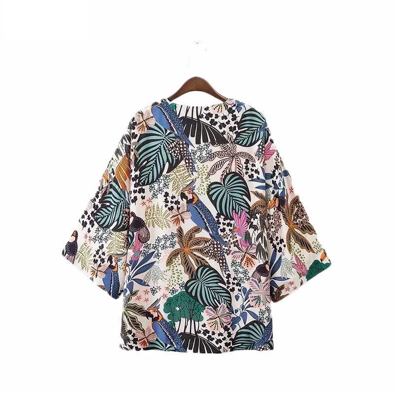 Loose Floral Kimono