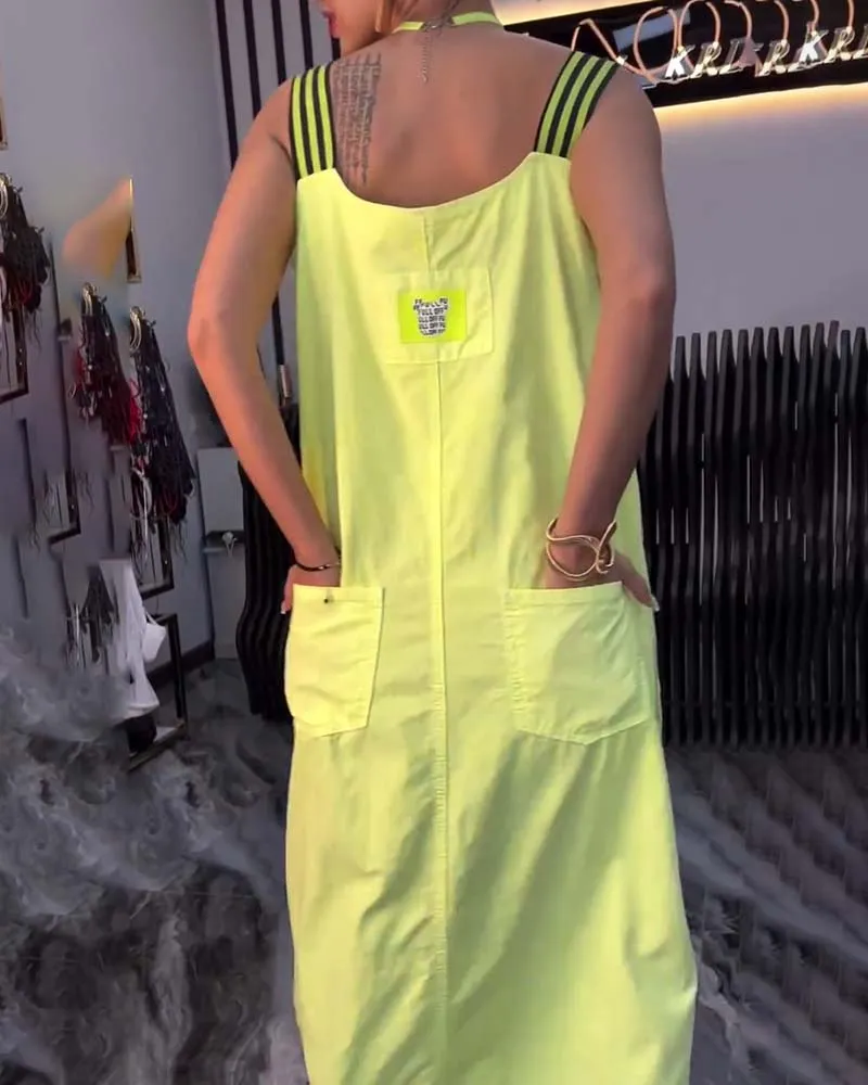 Loose Separate Straps Dress