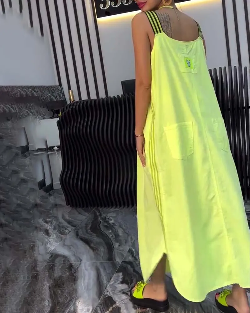 Loose Separate Straps Dress