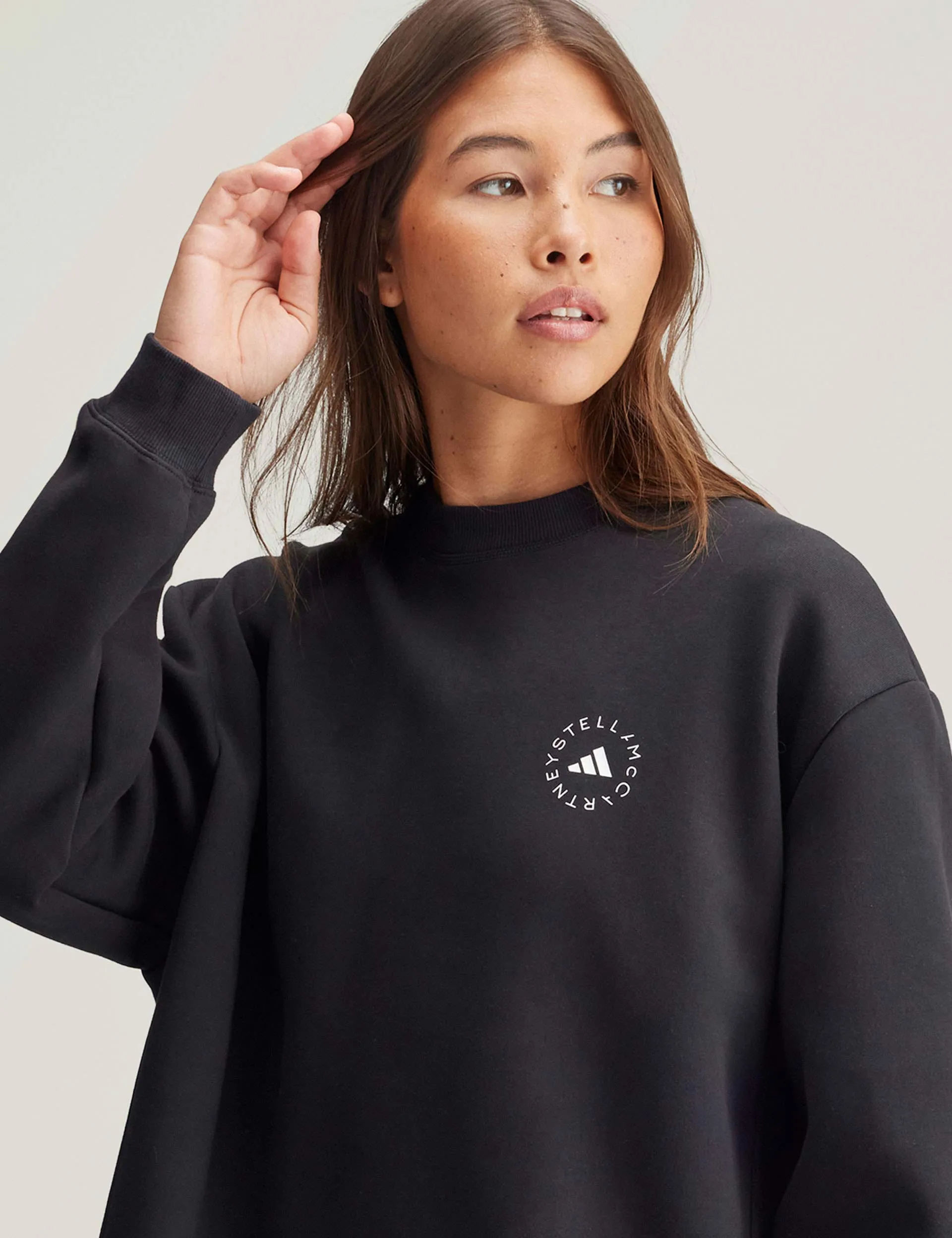 Loose Sweatshirt - Black
