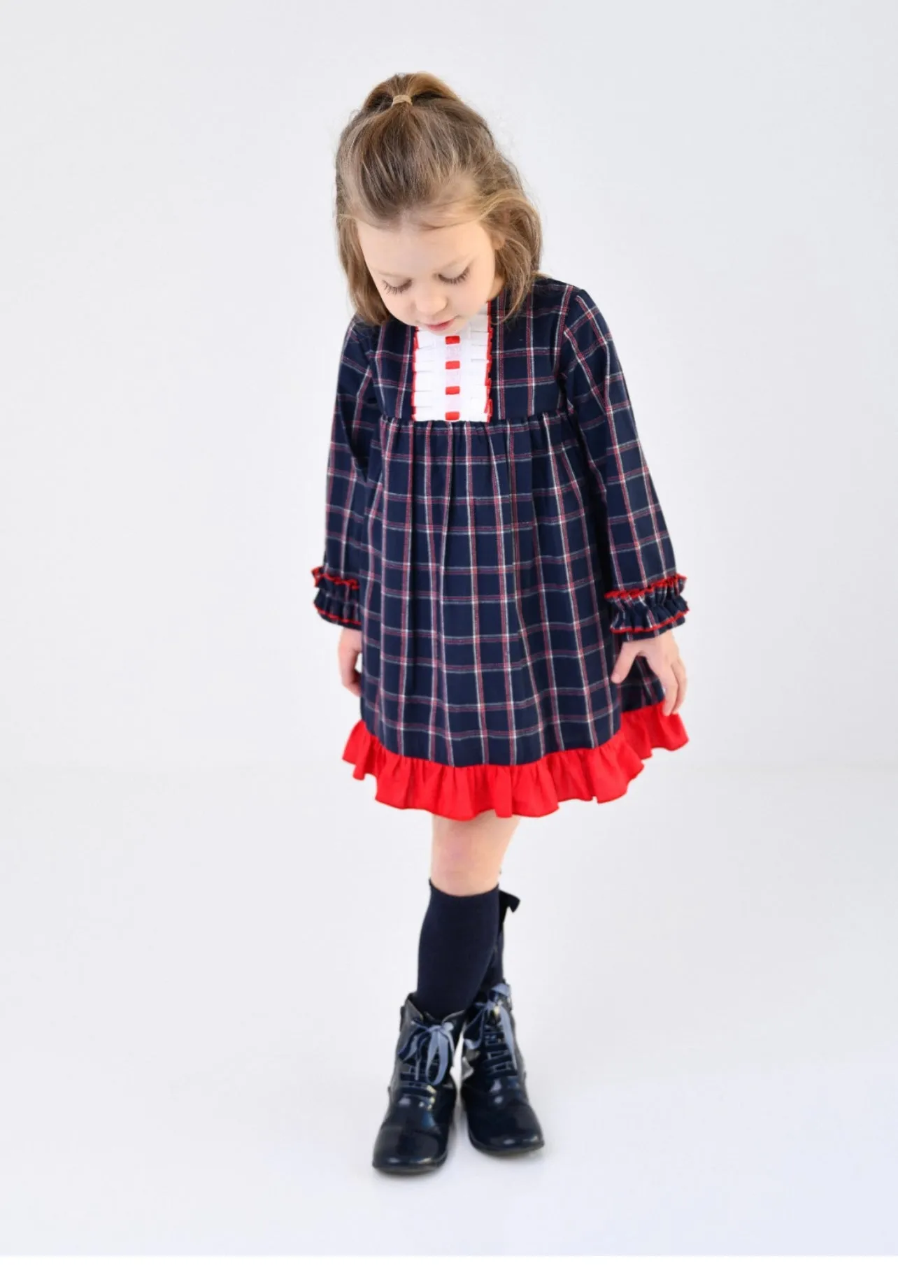 Lor Miral Blue and Red Dress