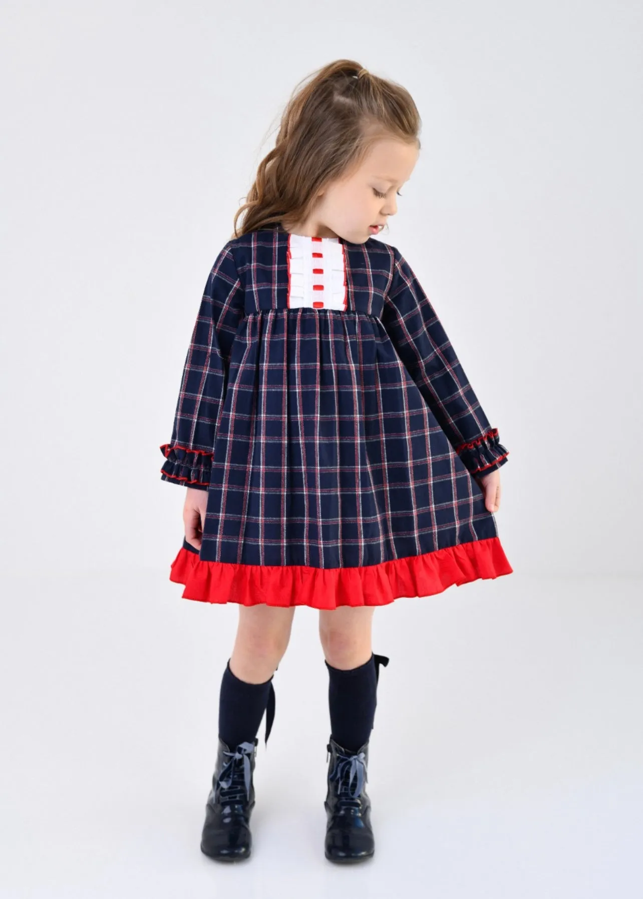 Lor Miral Blue and Red Dress