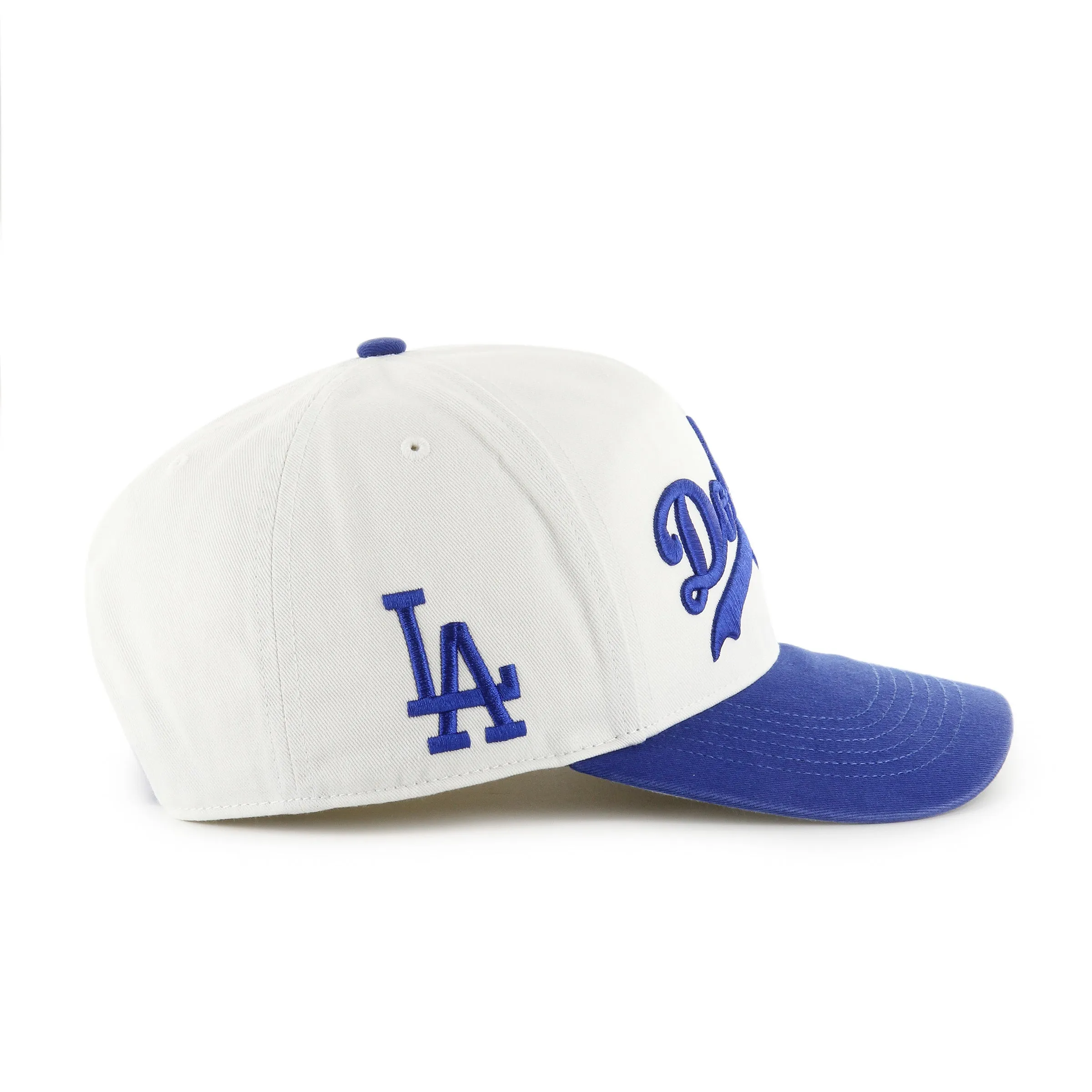 LOS ANGELES DODGERS COOPERSTOWN DOUBLE HEADER SCRIPT SHOT '47 HITCH