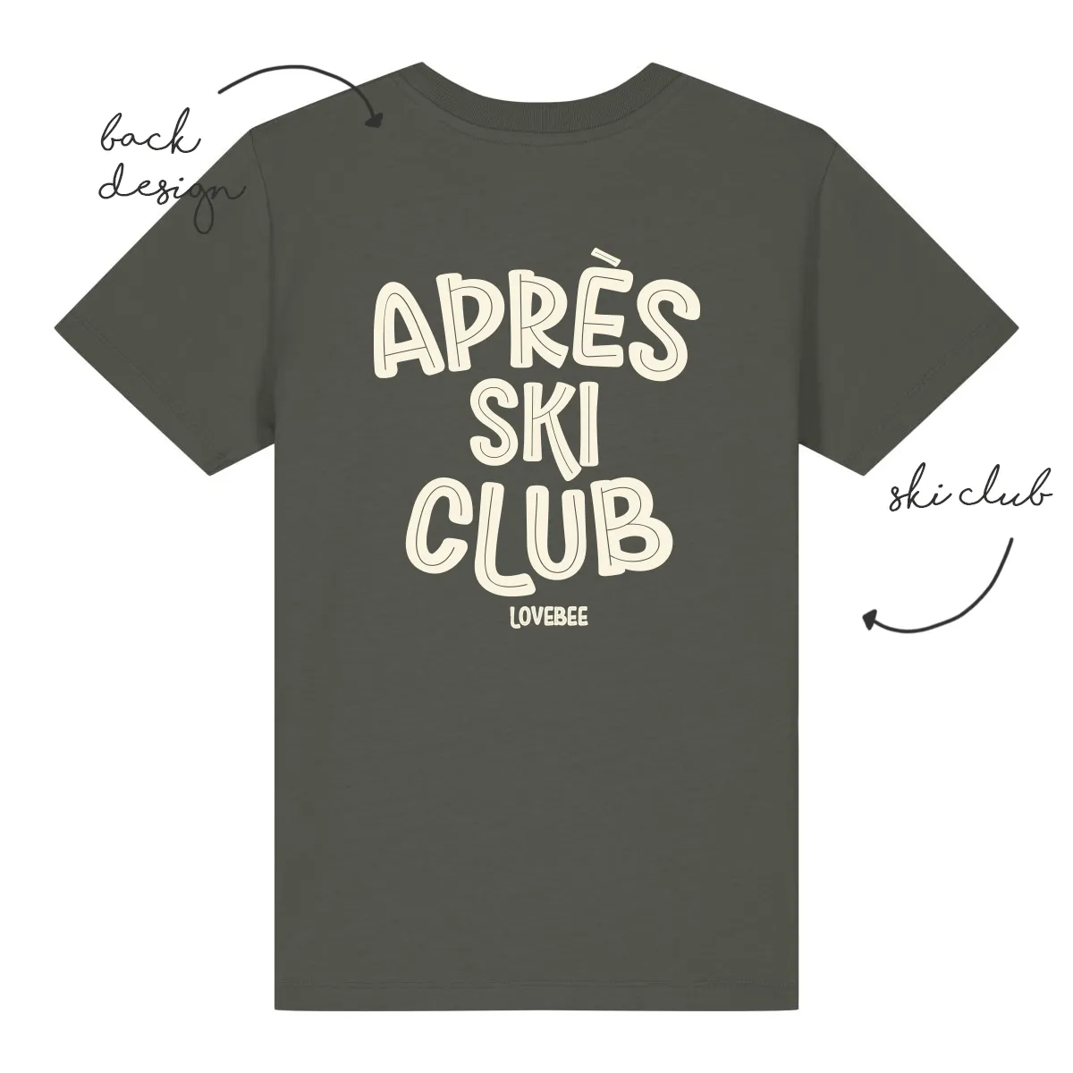 LoveBee Hoodie   T-shirts | Après Ski Club | Forest Green