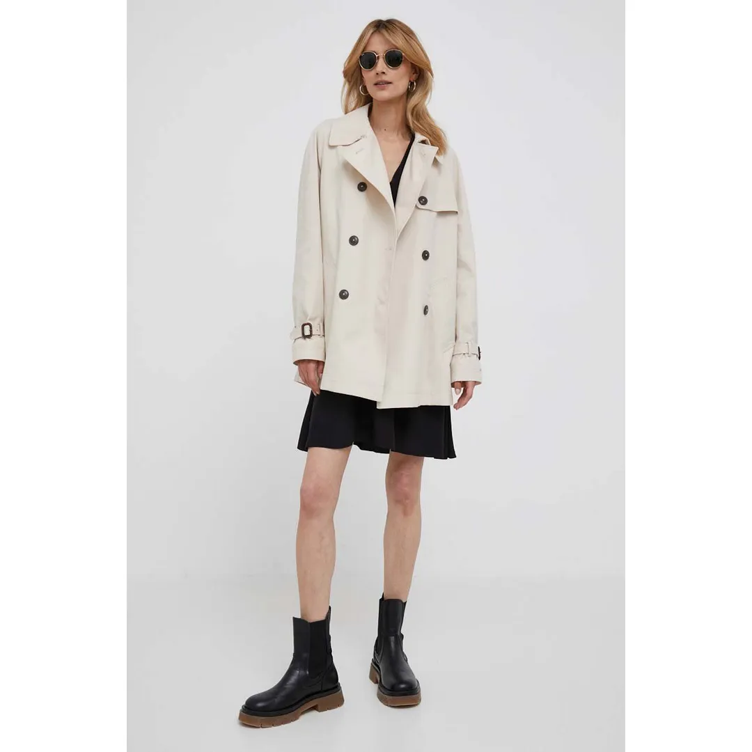 Luid Solid Short V-Neck Dress
