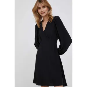 Luid Solid Short V-Neck Dress