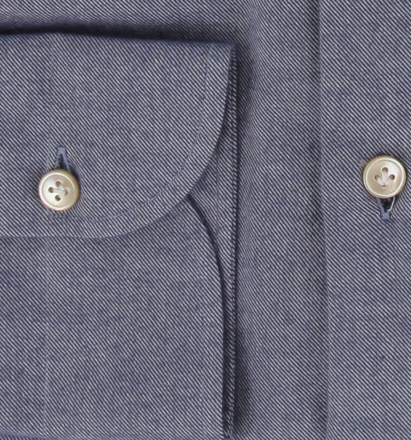 Luigi Borrelli Blue Shirt - Slim