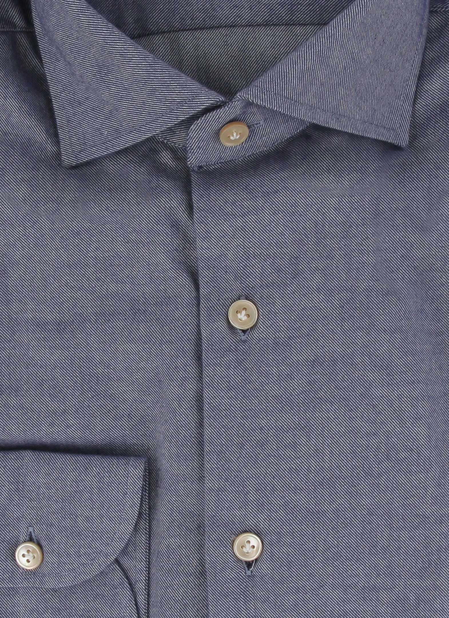 Luigi Borrelli Blue Shirt - Slim