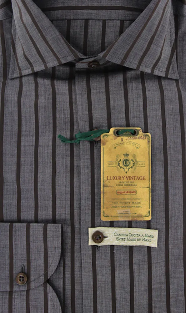 Luigi Borrelli Gray Shirt - Extra Slim