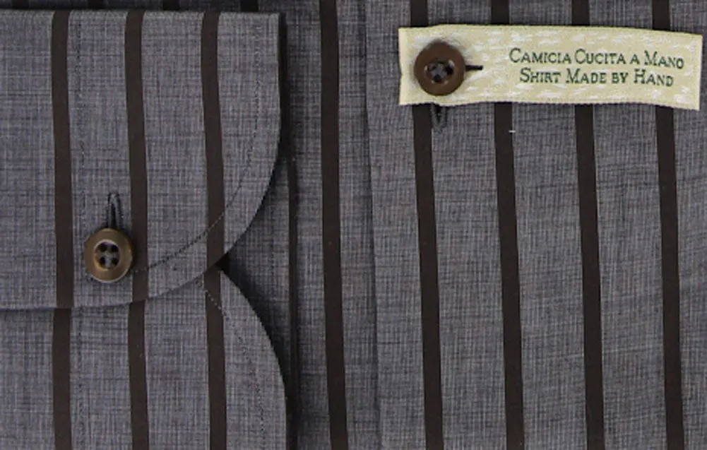 Luigi Borrelli Gray Shirt - Extra Slim