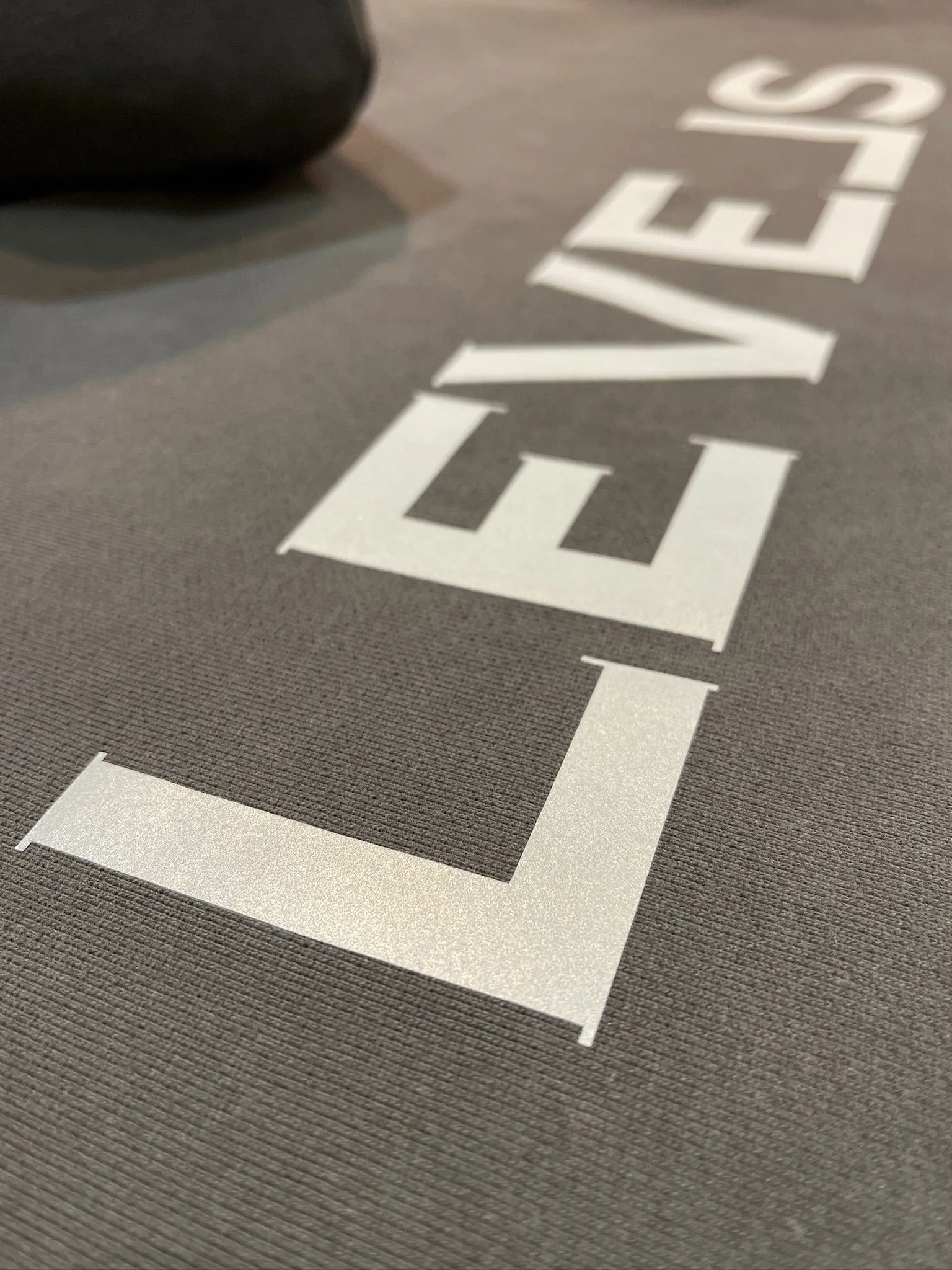 LUXE LEVELS OVERSIZED HOODIE | CHARCOAL REFLECTIVE