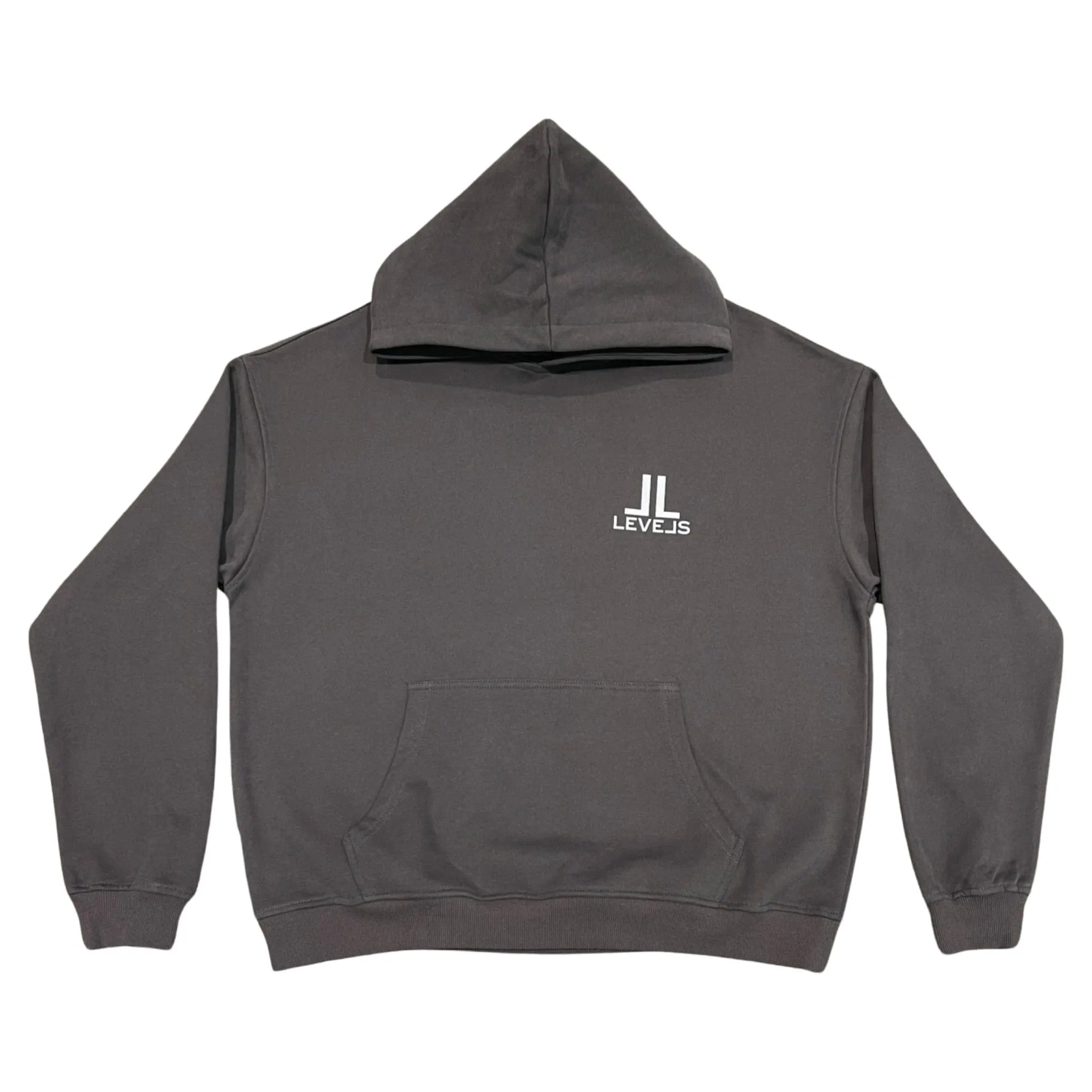 LUXE LEVELS OVERSIZED HOODIE | CHARCOAL REFLECTIVE
