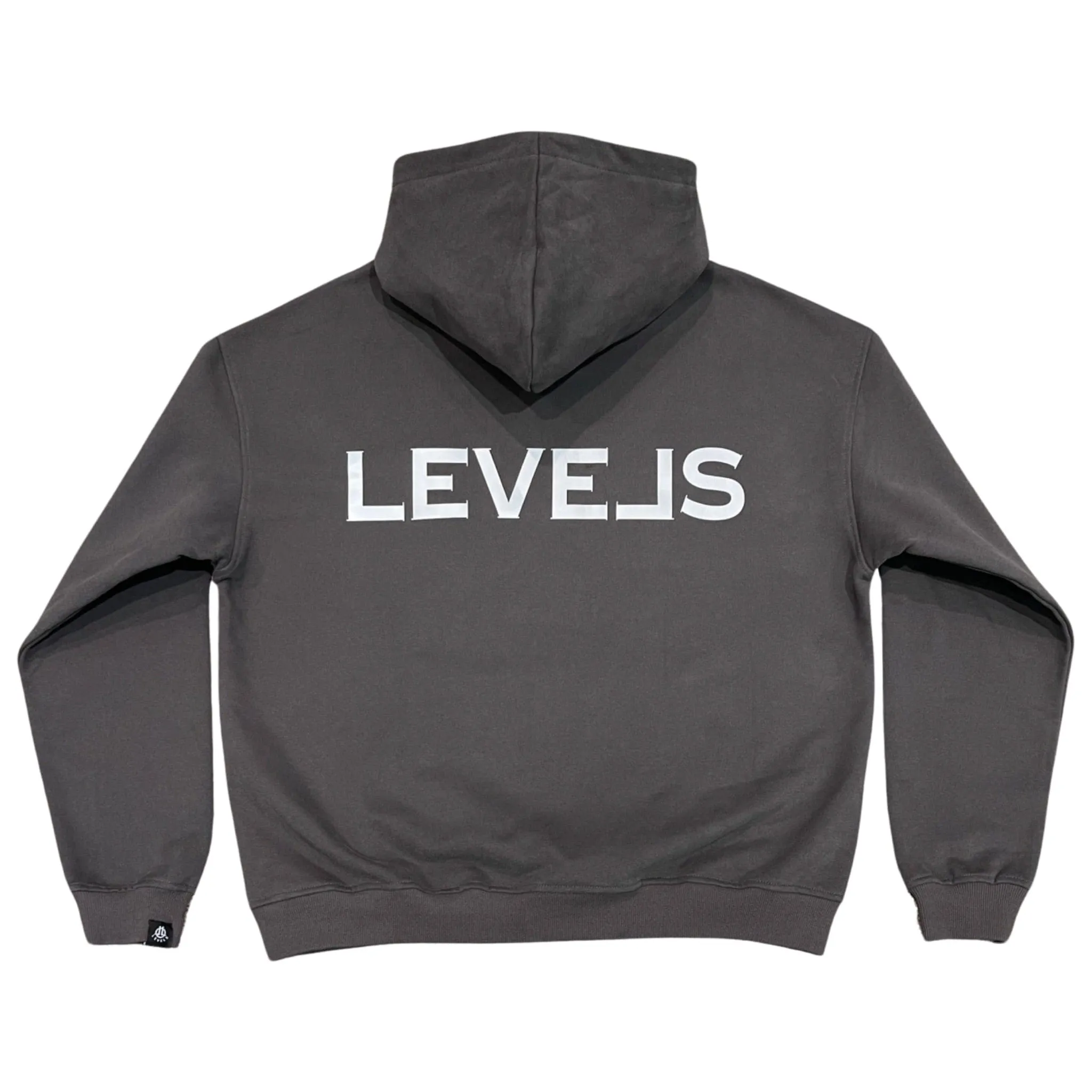 LUXE LEVELS OVERSIZED HOODIE | CHARCOAL REFLECTIVE