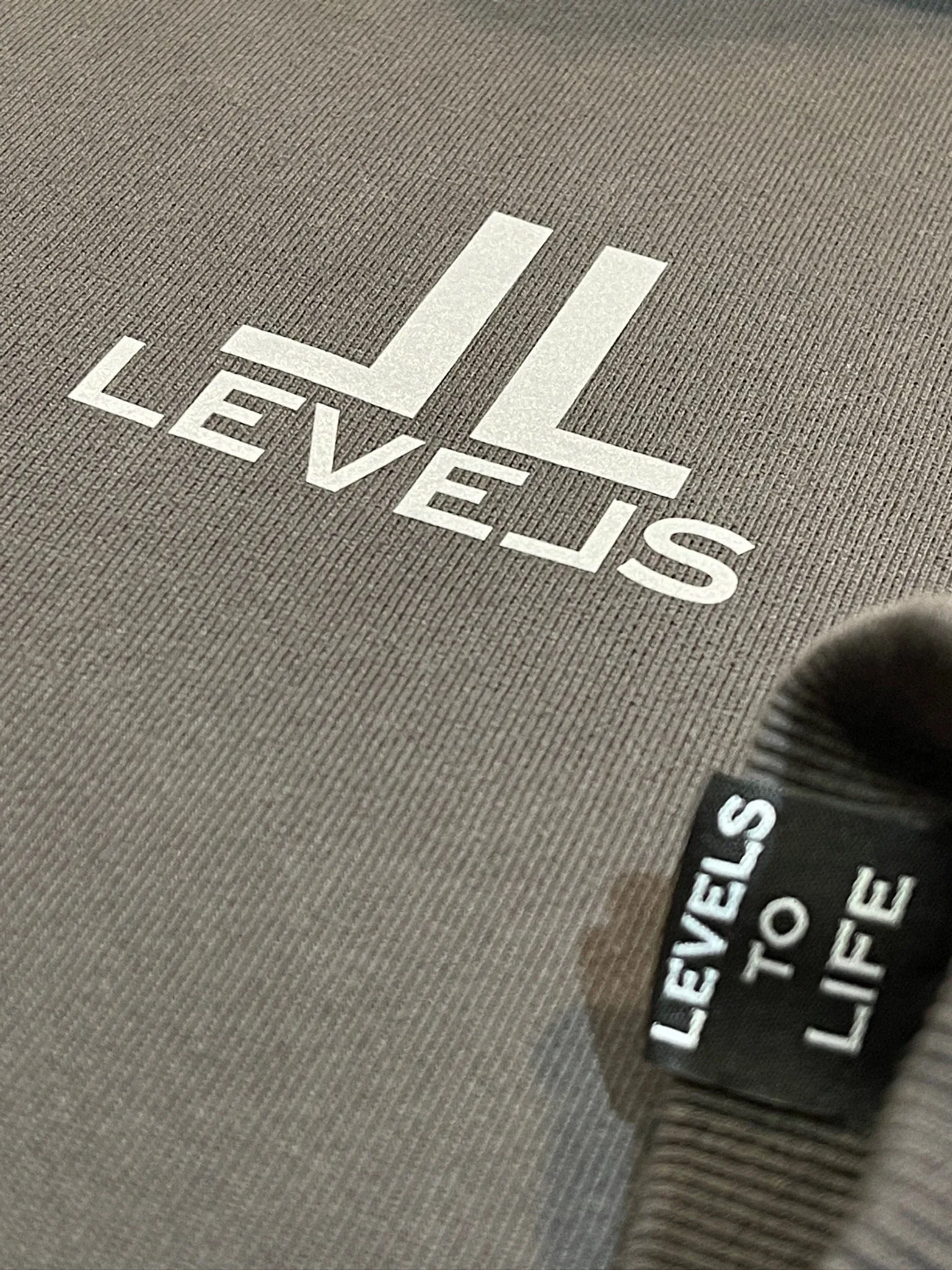 LUXE LEVELS OVERSIZED HOODIE | CHARCOAL REFLECTIVE