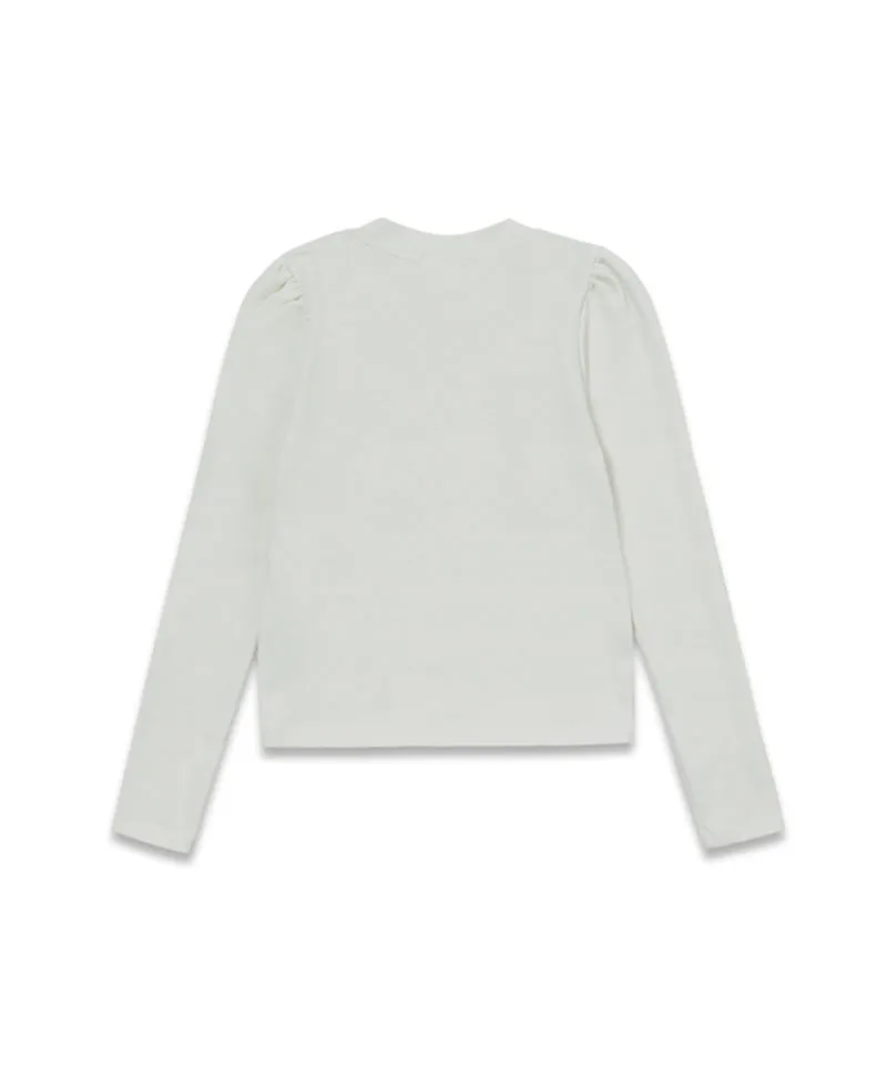 MACKY Golf: Charming Puff T-Shirt - White