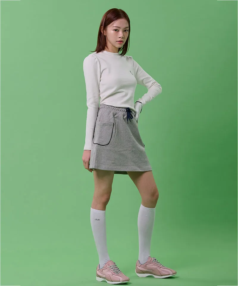 MACKY Golf: Charming Puff T-Shirt - White