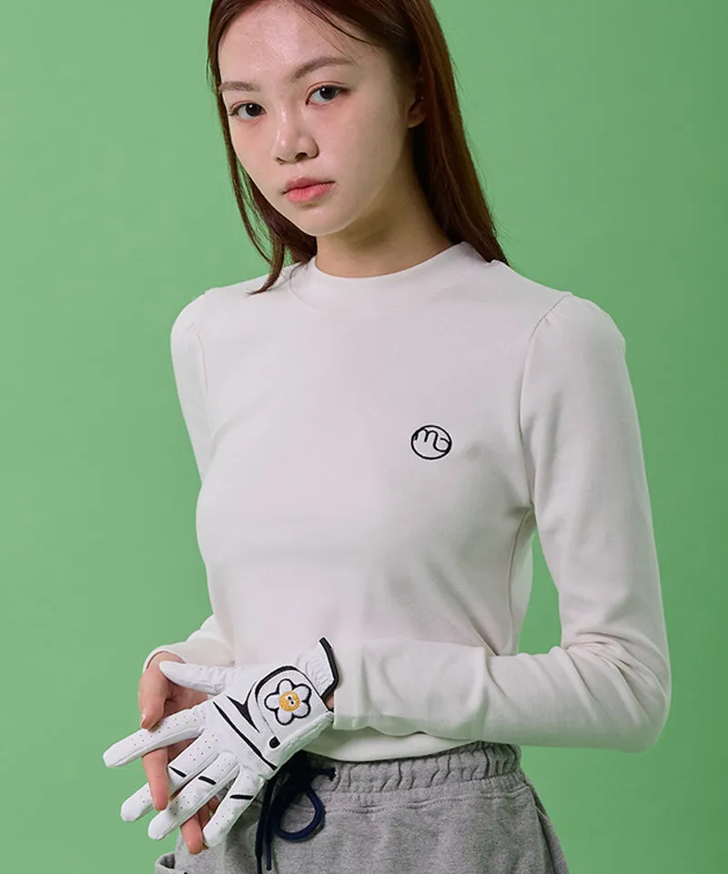 MACKY Golf: Charming Puff T-Shirt - White