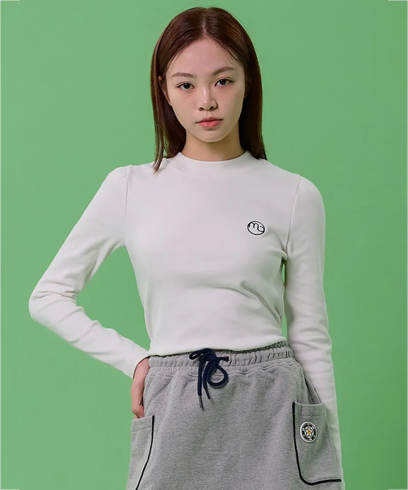 MACKY Golf: Charming Puff T-Shirt - White