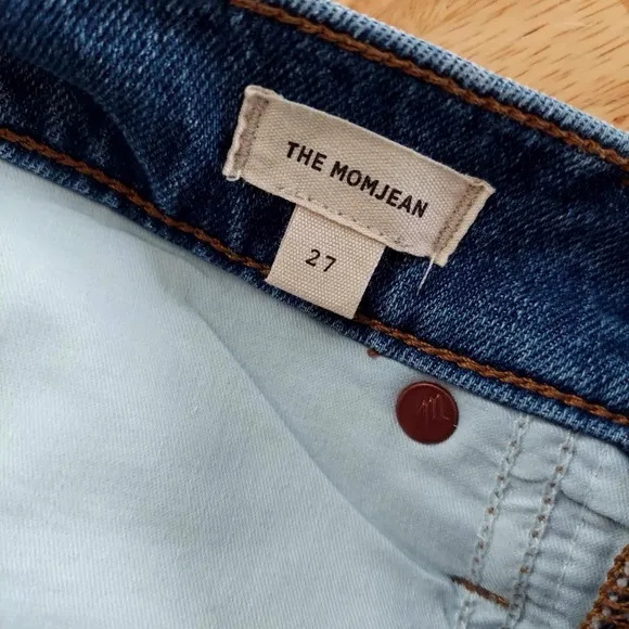 Madewell The Mom Jean Super High Rise Tapered Leg Ankle Jeans Size 27