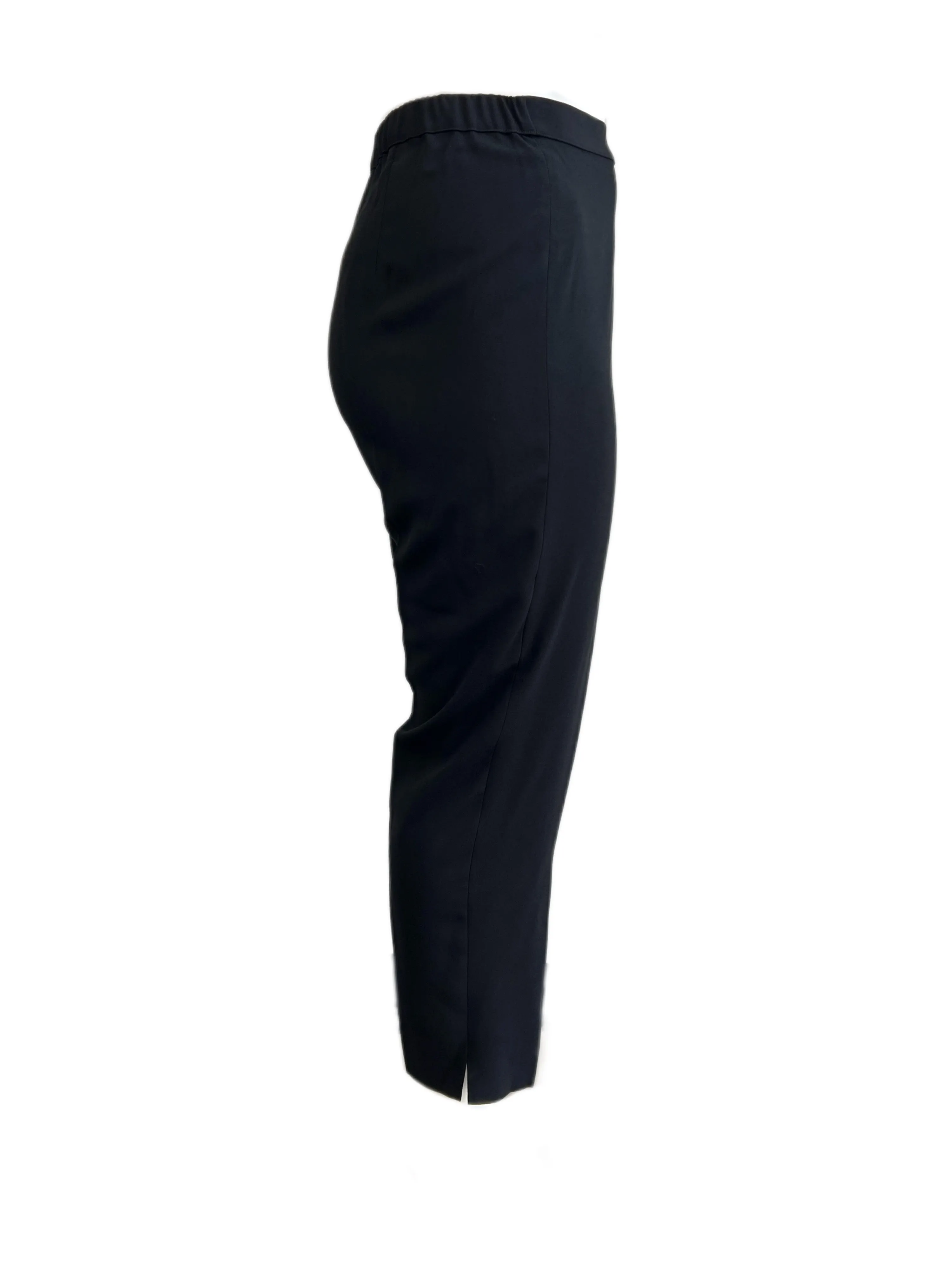 Marina Rinaldi Women's Black Raro High Rise Slim Pants Size 20W/29 NWT