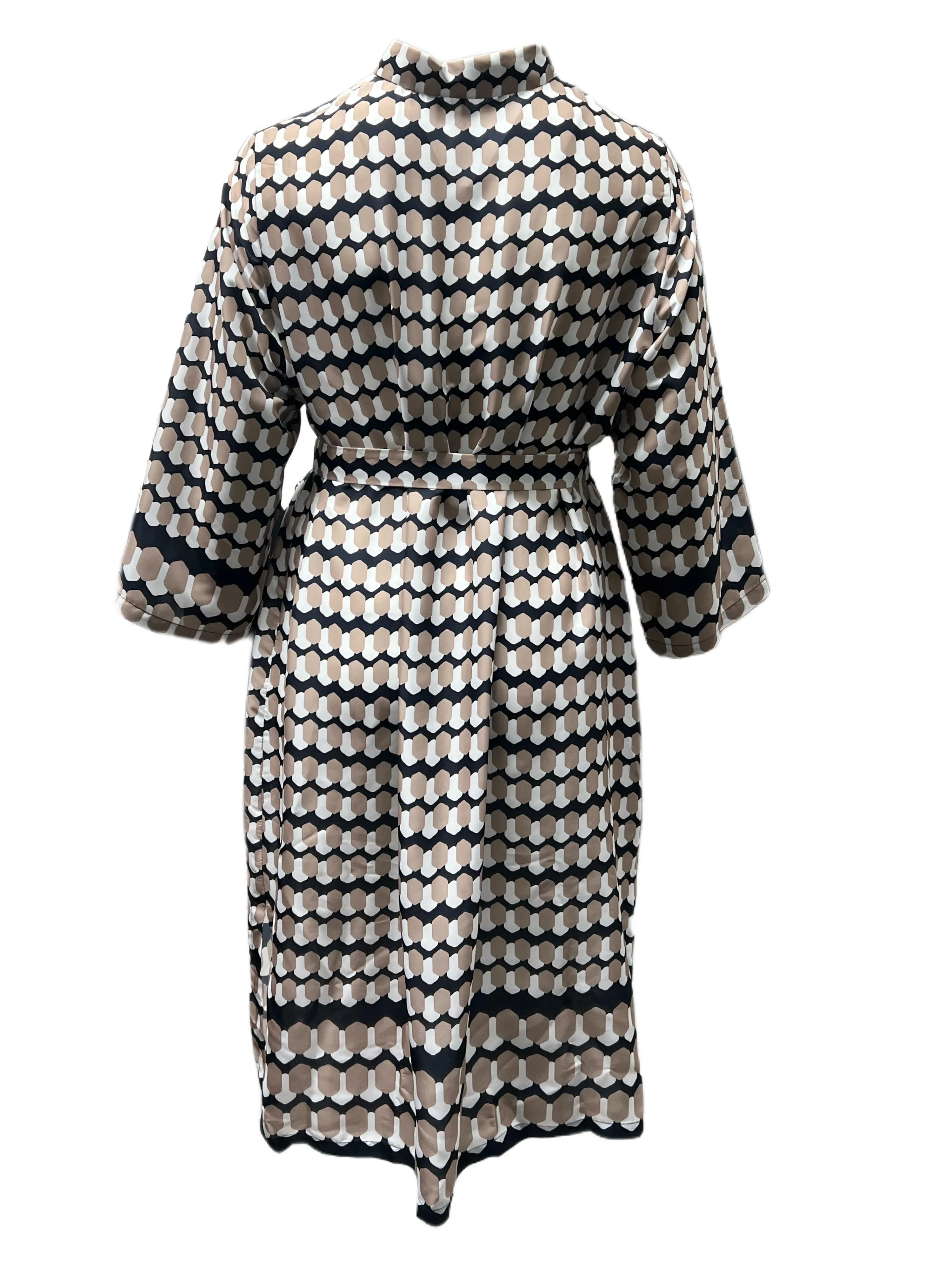 Marina Rinaldi Women's Brown Daniela Shirt Dress NWT