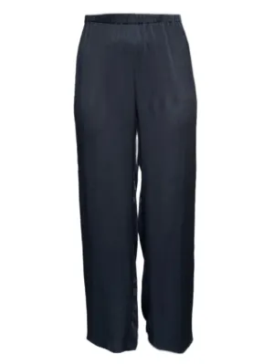 Marina Rinaldi Women's Navy Remo Straight Leg Pants Size 22W/31 NWT