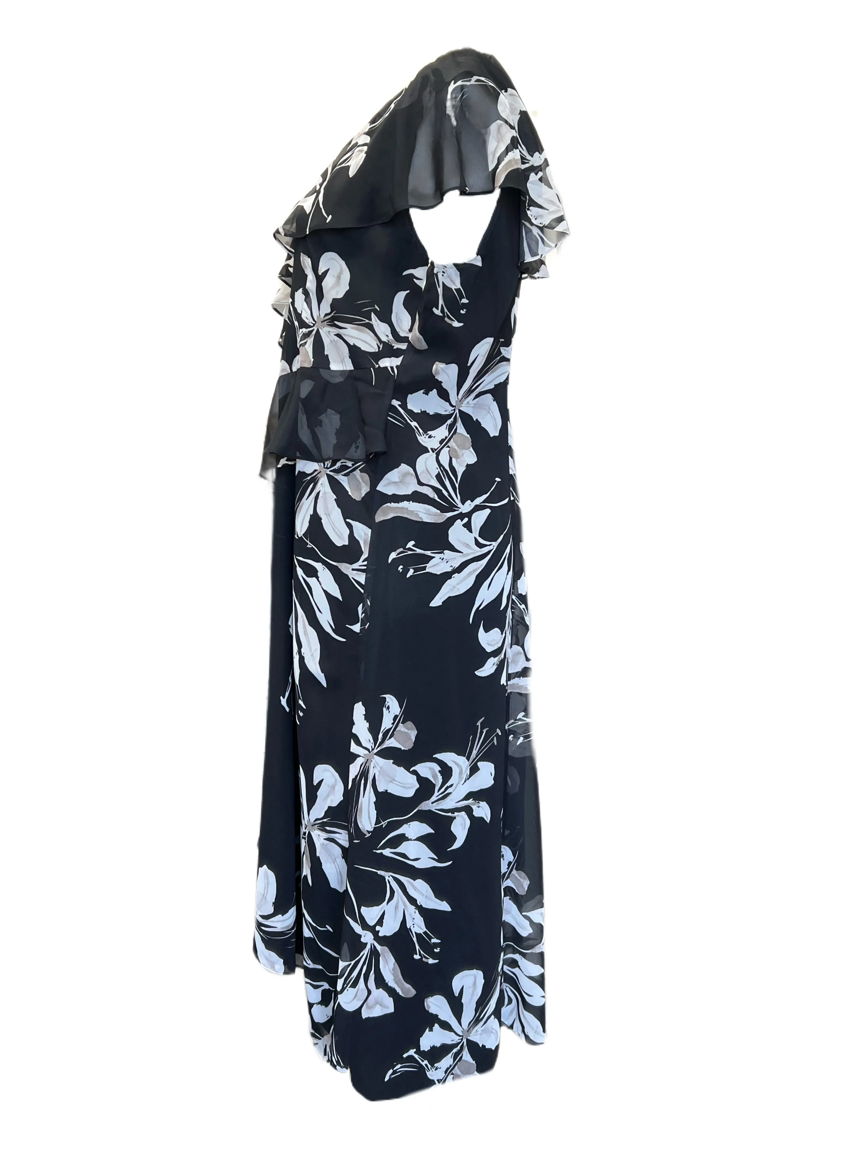 Marina Rinaldi Women's Nero Doge Maxi Dress NWT