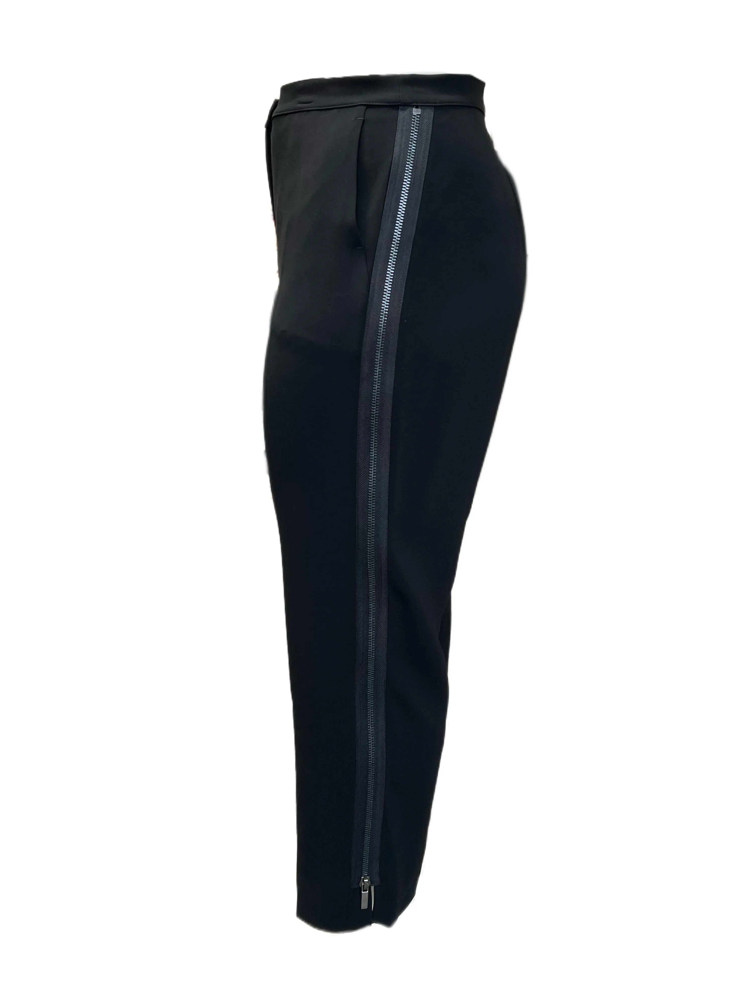 Marina Rinaldi Women's Nero Raffaele Straight Pants NWT