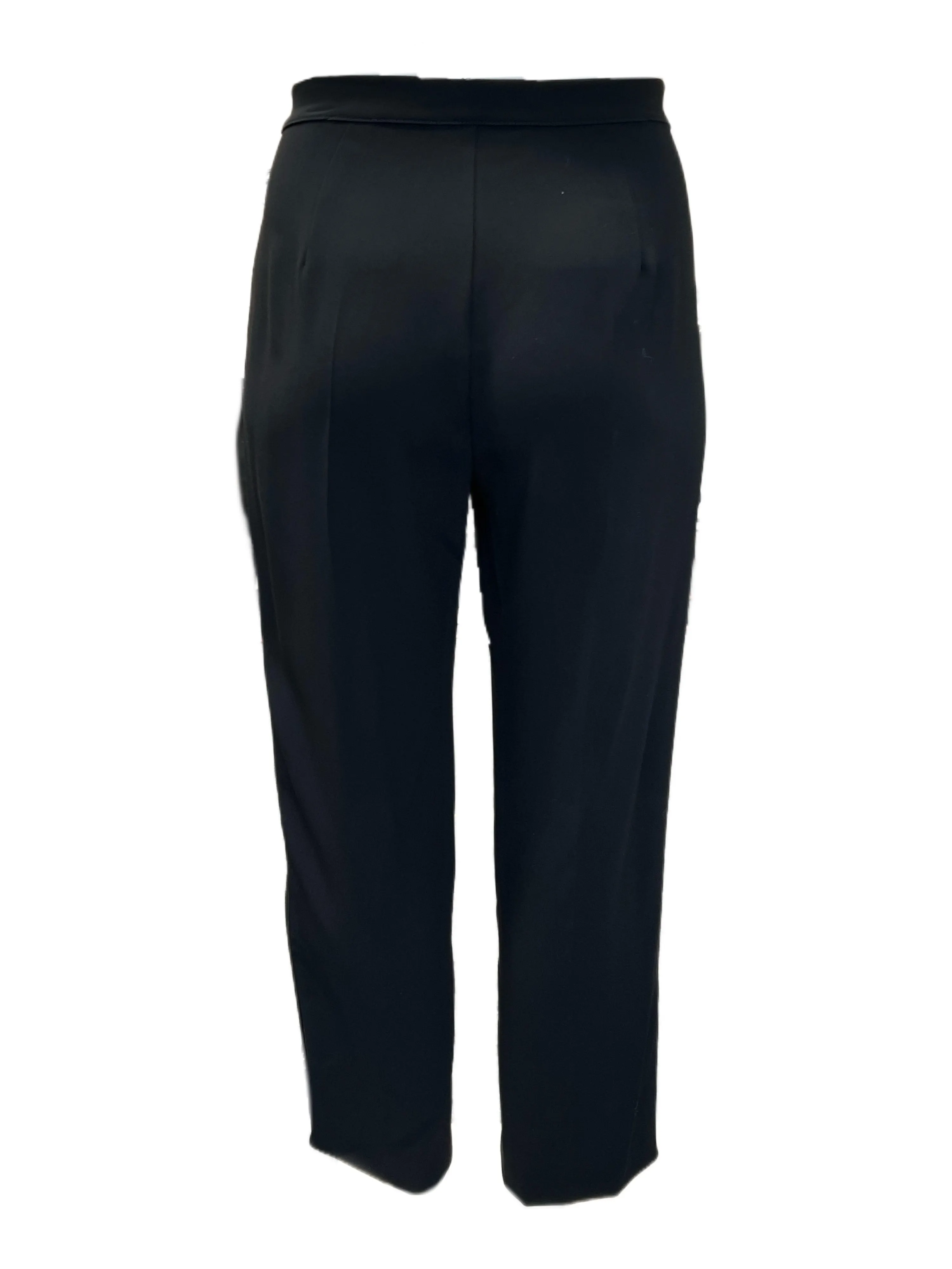 Marina Rinaldi Women's Nero Raffaele Straight Pants NWT