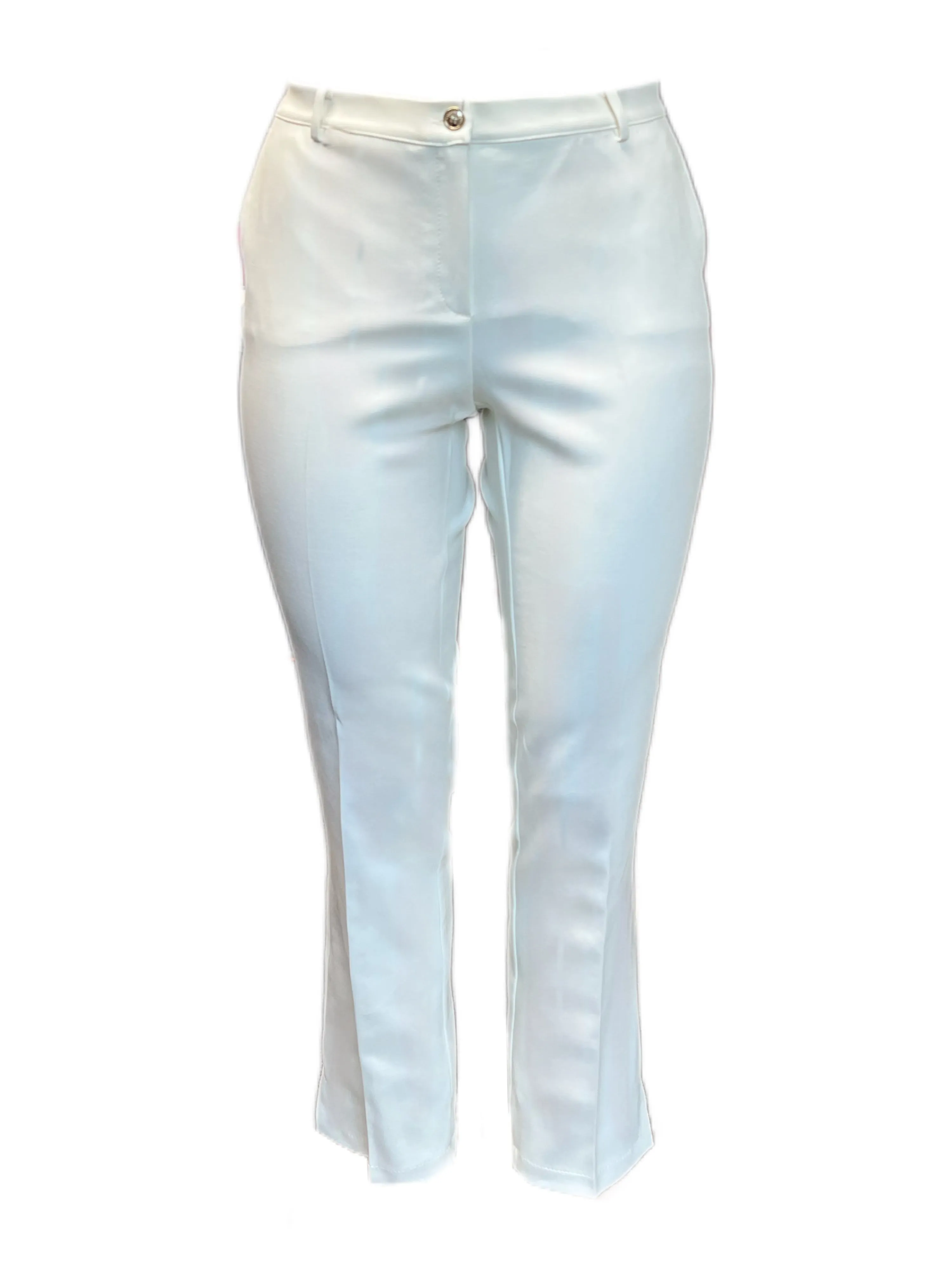 MARINA RINALDI Women's Raro Low Waist Slim Fit Pants $395 NWT