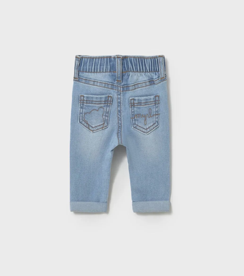 Mayoral Baby Cuffed Jeans: Size 2M to 18M
