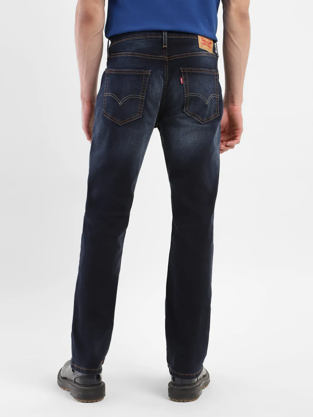 Men's 527 Blue Bootcut Fit Mid Rise Jeans