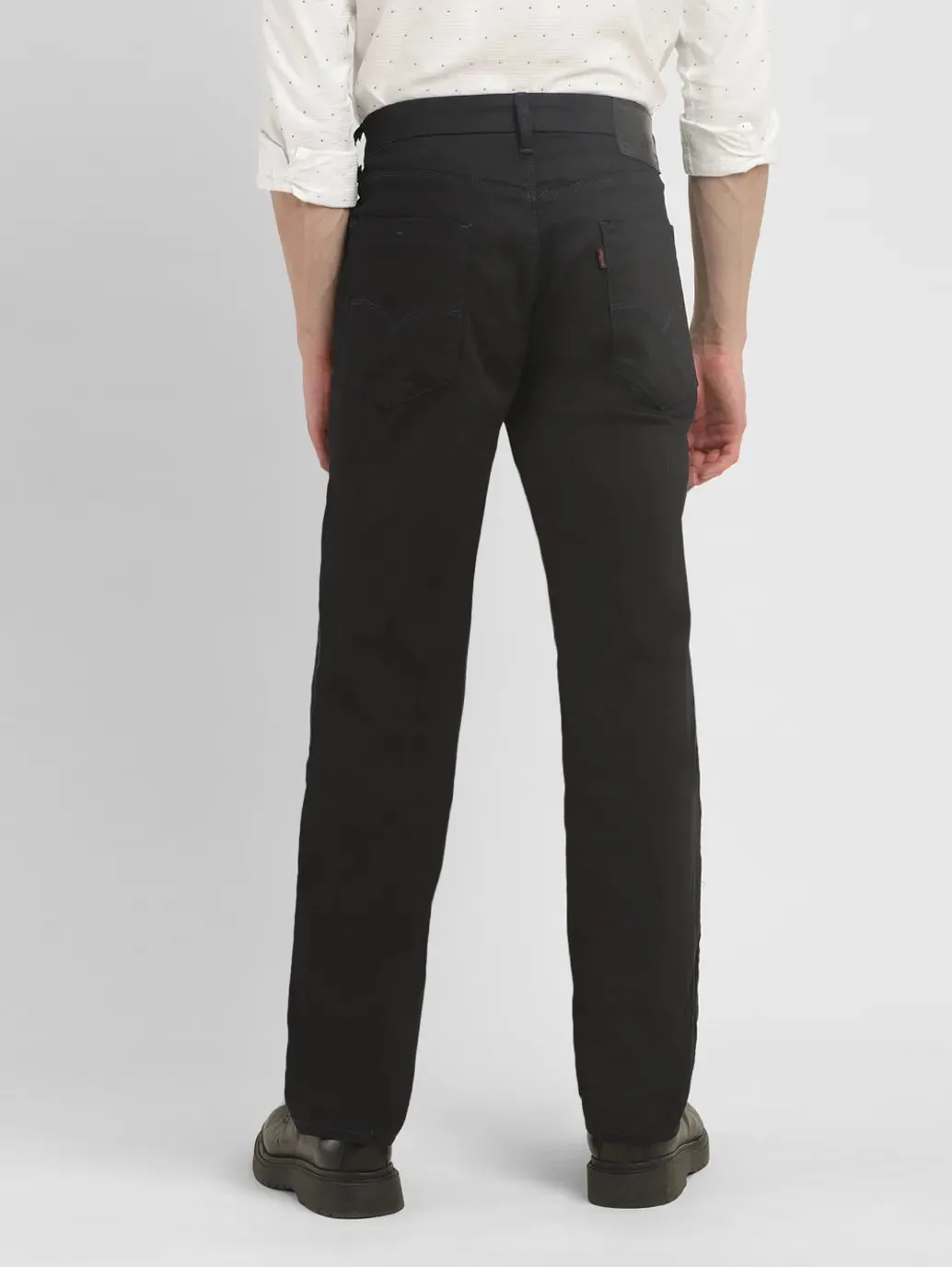 Men's 541 Black Tapered Fit Mid Rise Jeans