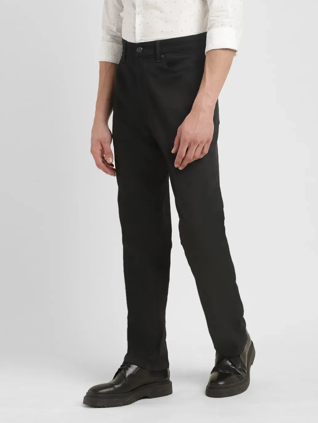 Men's 541 Black Tapered Fit Mid Rise Jeans