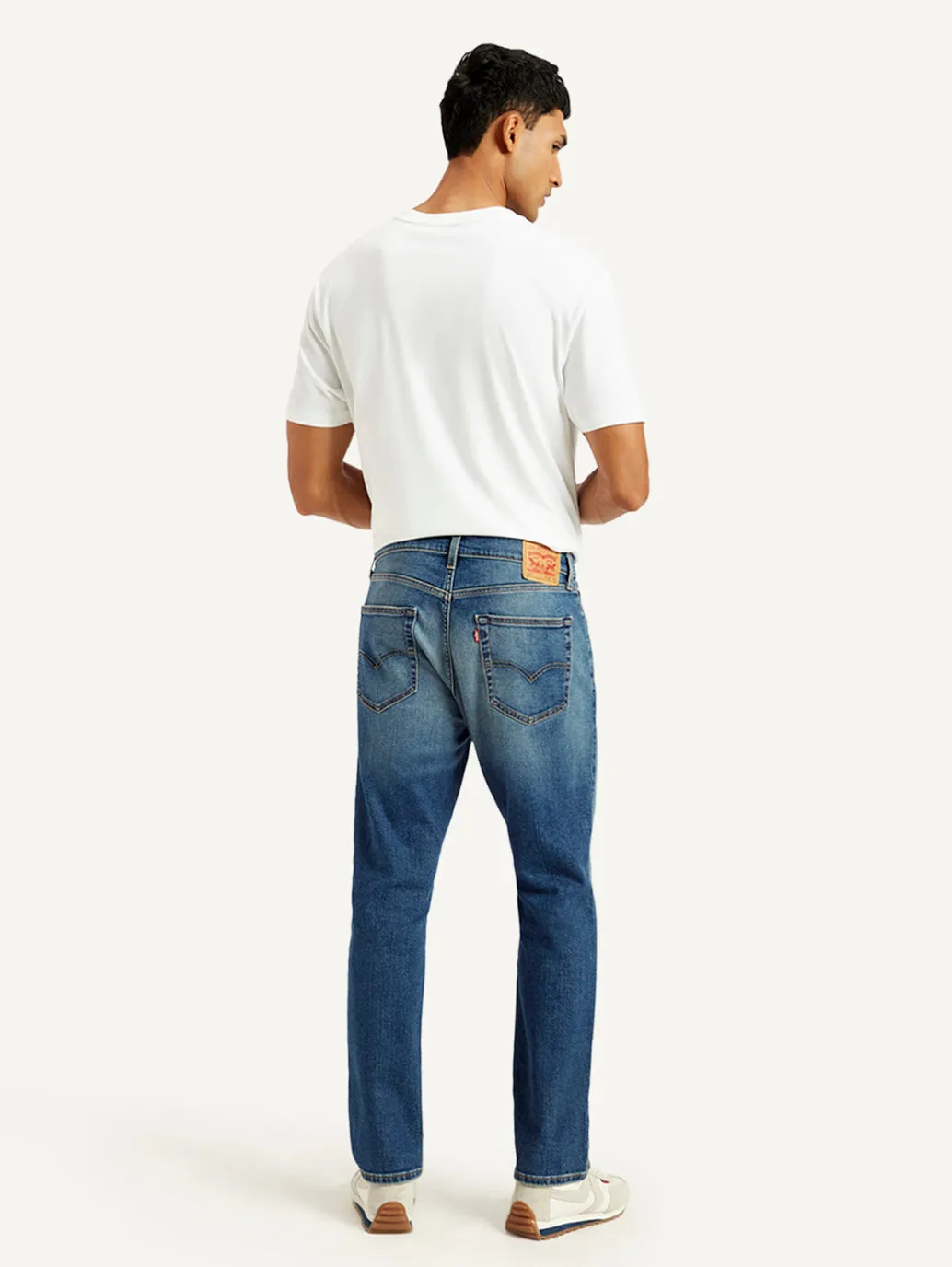Men's 541 Blue Tapered Fit Mid Rise Jeans