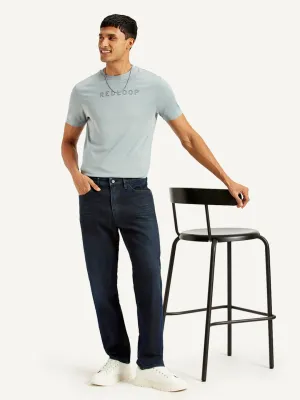 Men's 541 Navy Blue Tapered Fit Mid Rise Jeans