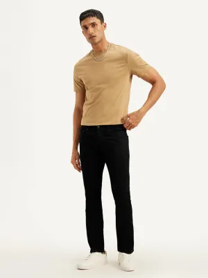 Men's 65504 Skinny Fit Black Jeans