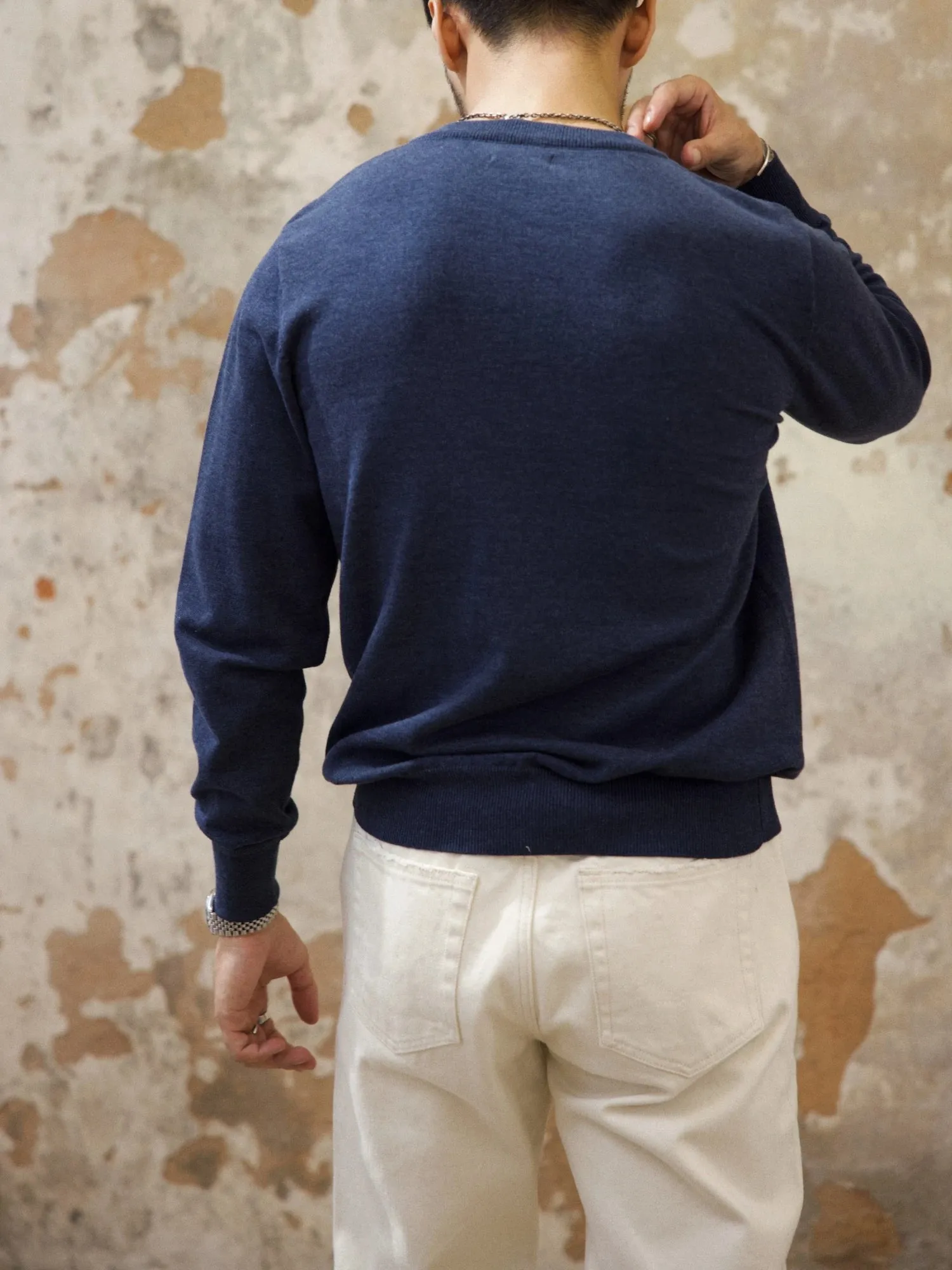 Men's Knitted Long Sleeves Henley Shirt