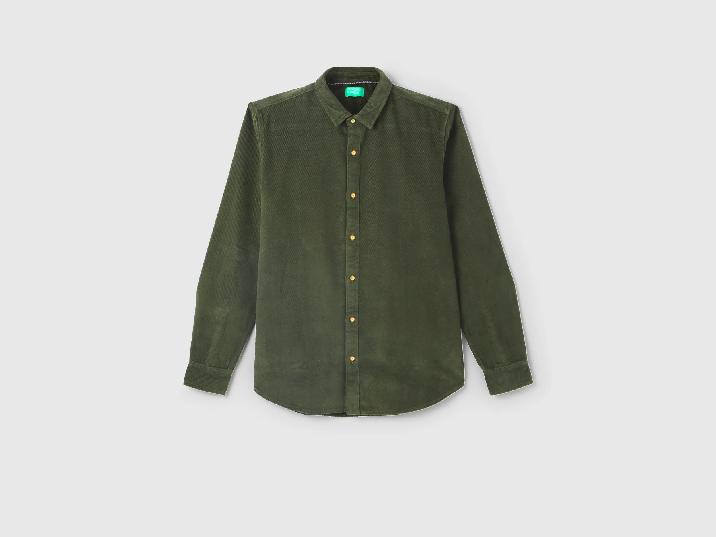 Men's Regular Fit Spread Collar Textured Shirts