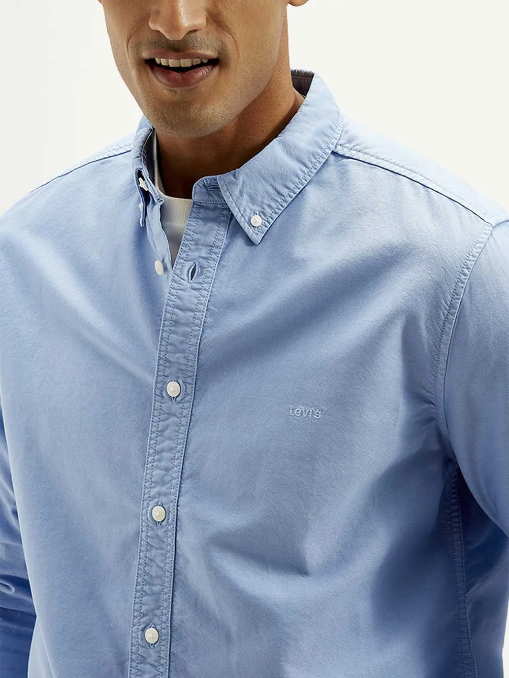 Men's Solid Dyed Slim Fit Shirt