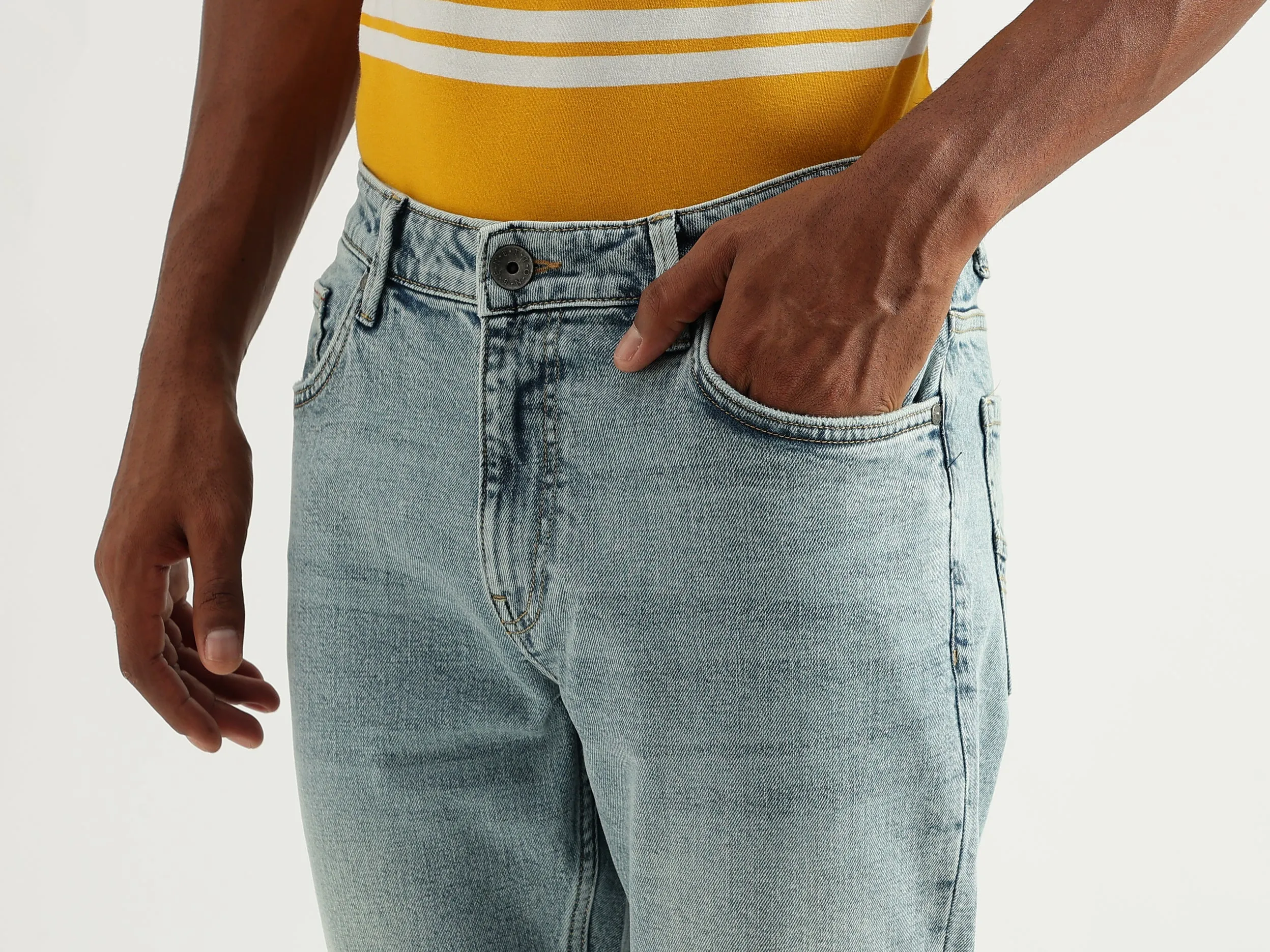 Men's Solid Skinny Fit Jeans