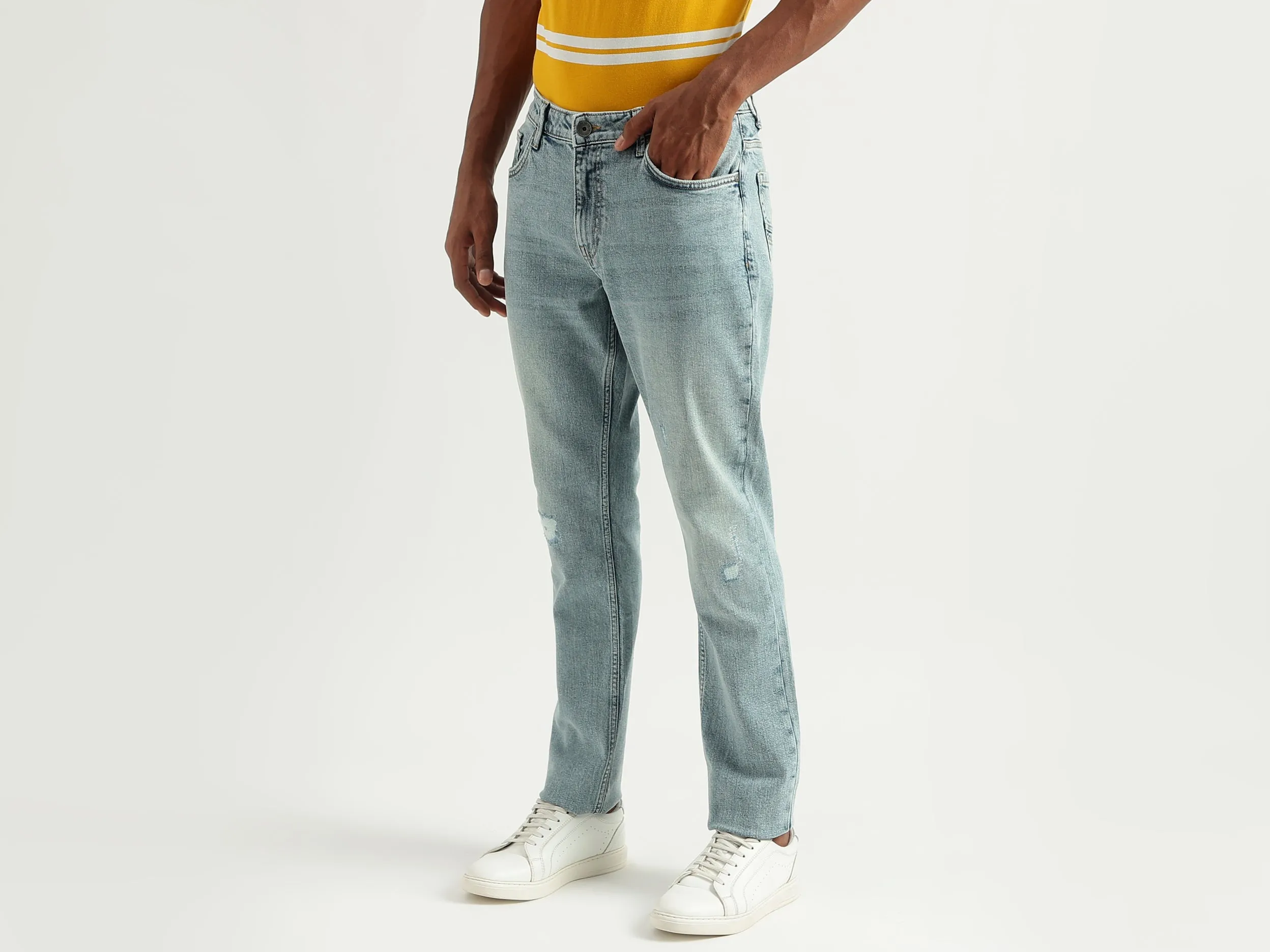 Men's Solid Skinny Fit Jeans