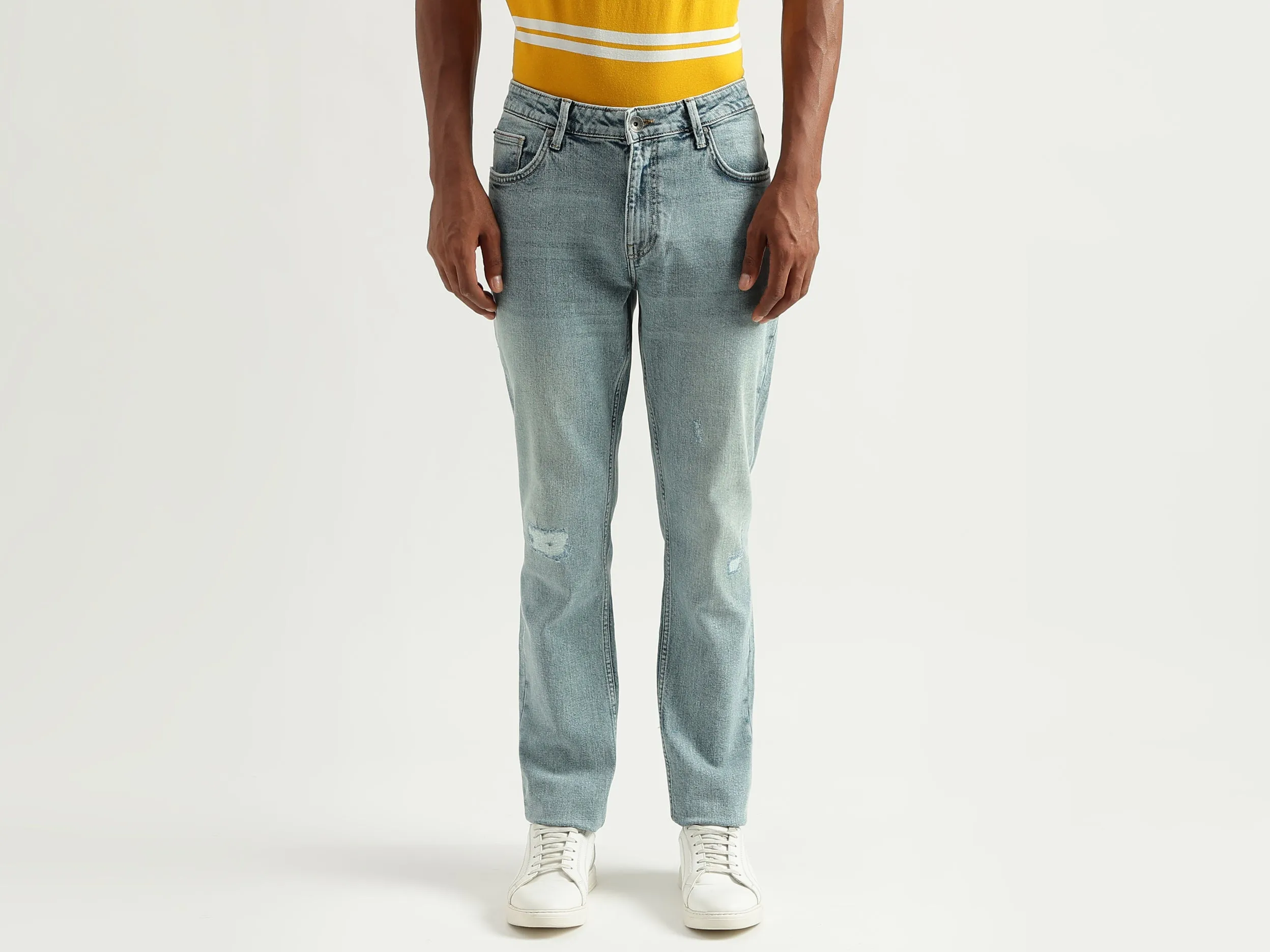 Men's Solid Skinny Fit Jeans