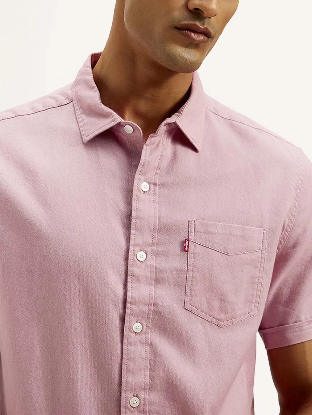 Men's Solid Slim Fit Oxford Shirt